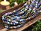 2/0 - 3/0 Aged Striped Matte Killer Frost Picasso Mix Seed Beads (20" Strand)